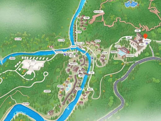 夏邑结合景区手绘地图智慧导览和720全景技术，可以让景区更加“动”起来，为游客提供更加身临其境的导览体验。